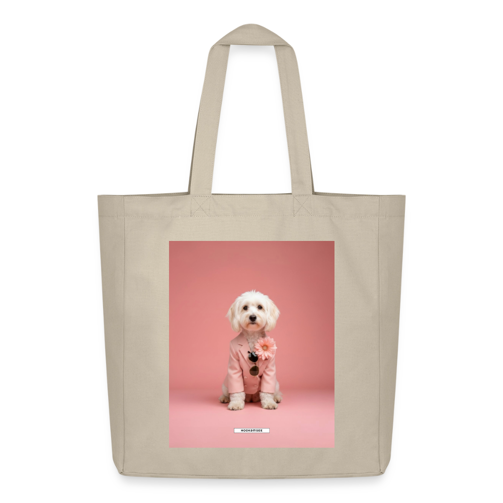 Große Shopping Bag Styled Dogs – Maltipoo - Cremebeige