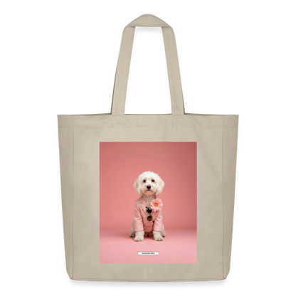 Große Shopping Bag Styled Dogs – Maltipoo - Cremebeige