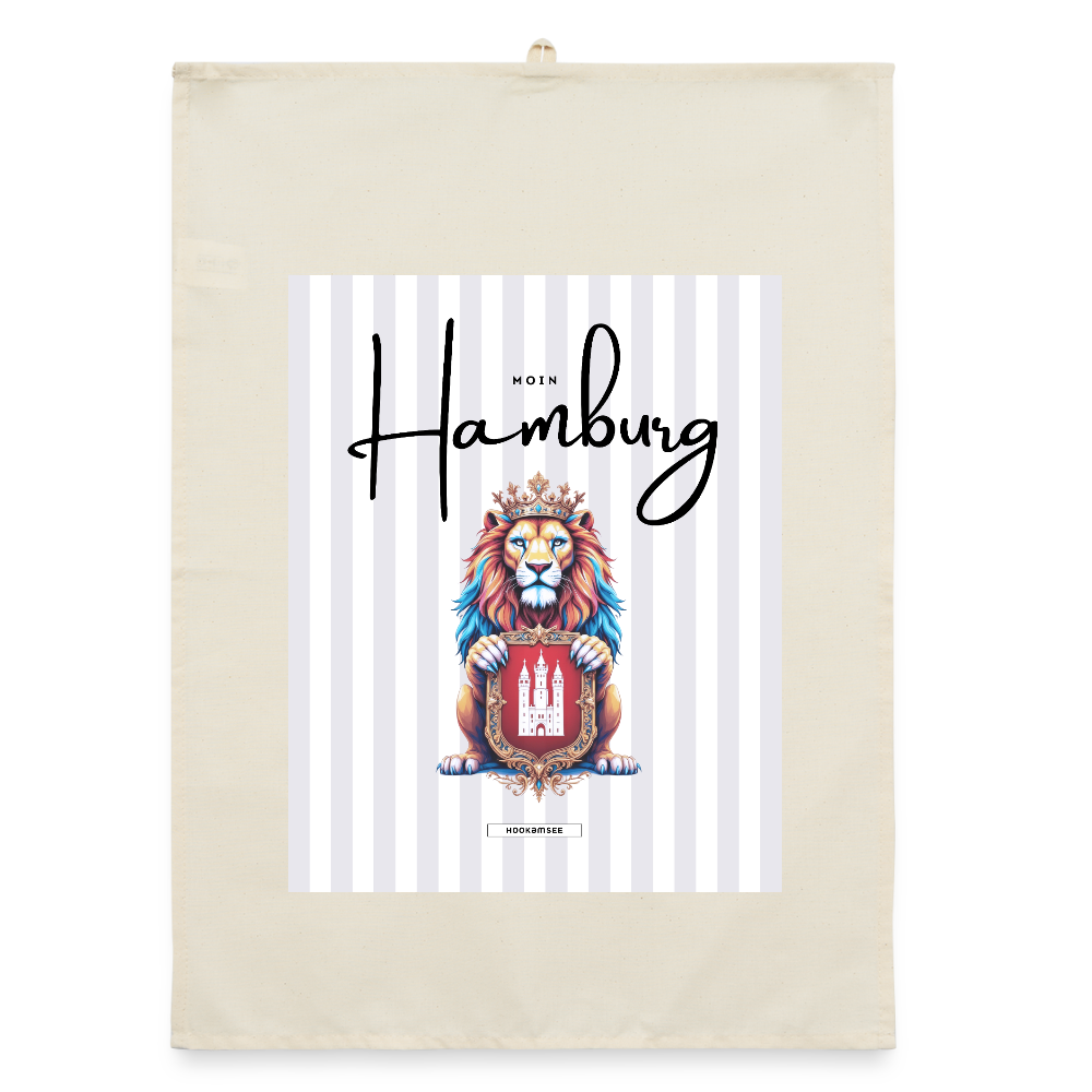 CITY HAMBURG Organic Geschirrtuch / Stoffserviette - Natur