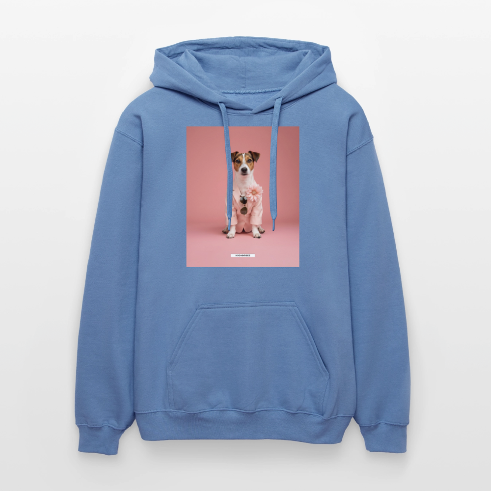 Hoodie „Styled Dogs – Jack Russell Terrier" - Carolina Blue