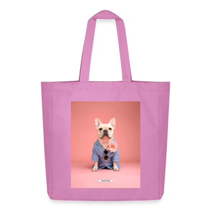 Große Shopping Bag Styled Dogs – Frenchie - Pink