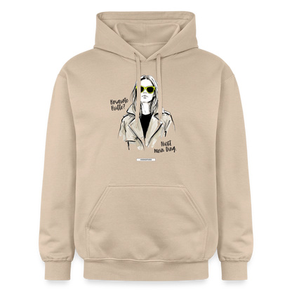 Hoodie Rosarote Brille? Nicht mein Ding. - Sand