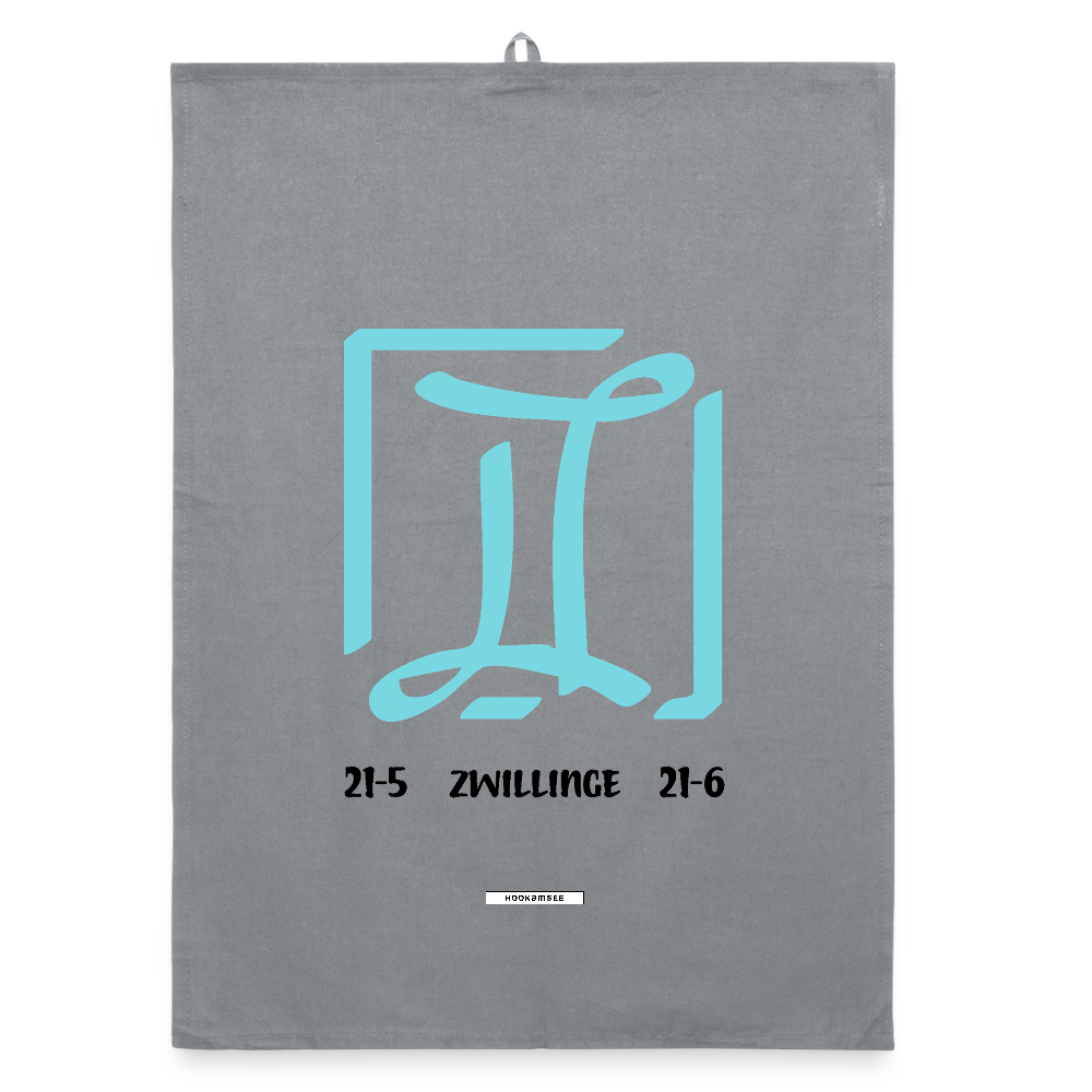ASTRA ZWILLINGE Organic Geschirrtuch / Stoffserviette - Grau