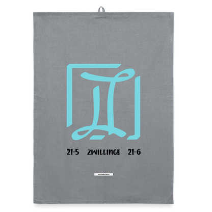 ASTRA ZWILLINGE Organic Geschirrtuch / Stoffserviette - Grau