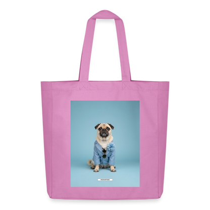 Große Shopping Bag Styled Dogs – Mops - Pink