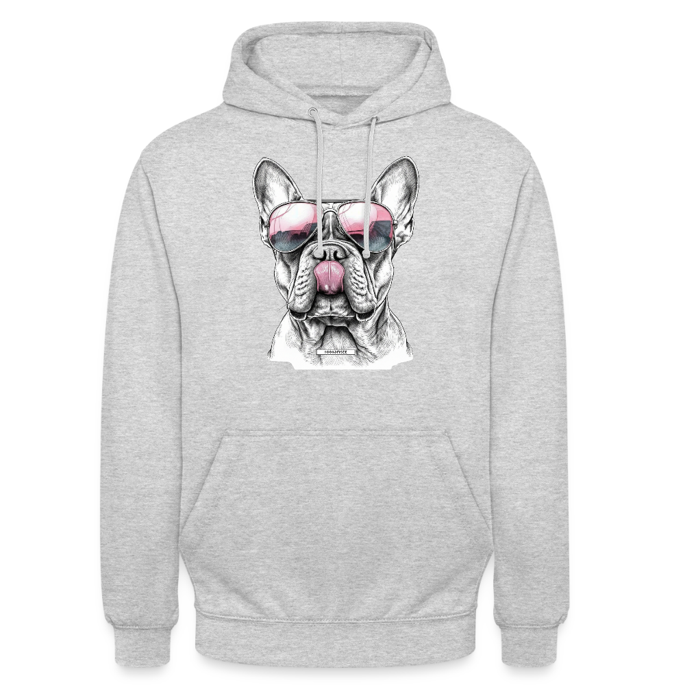DOG ROYAL #6 Unisex Hoodie - Hellgrau meliert