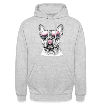 DOG ROYAL #6 Unisex Hoodie - Hellgrau meliert