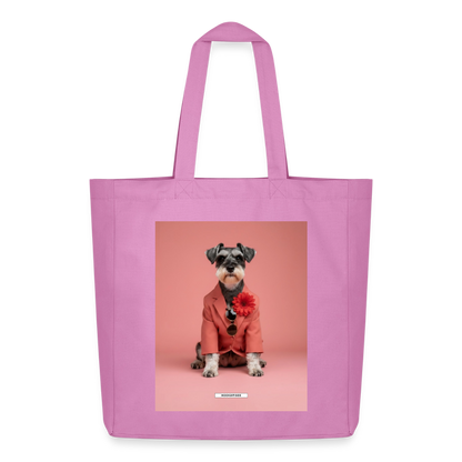 Große Shopping Bag Styled Dogs – Schnauzer - Pink