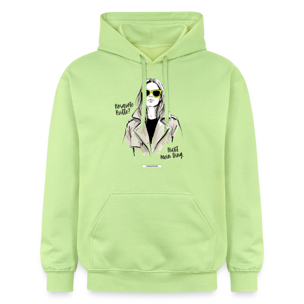 Hoodie Rosarote Brille? Nicht mein Ding. - Pistazie