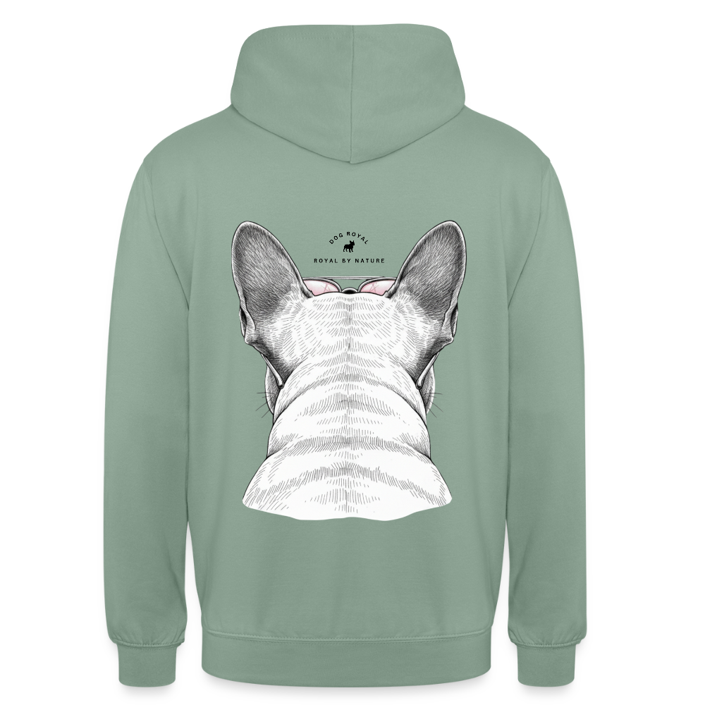 DOG ROYAL #6 Unisex Hoodie - Graugrün
