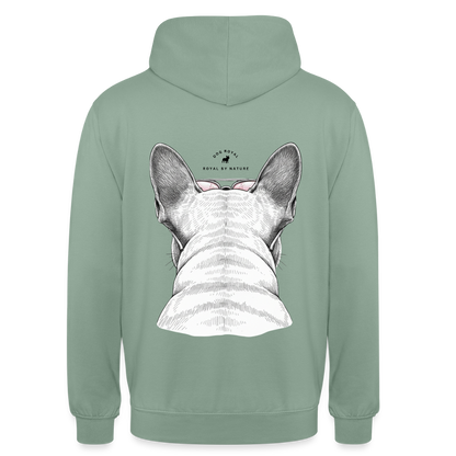 DOG ROYAL #6 Unisex Hoodie - Graugrün