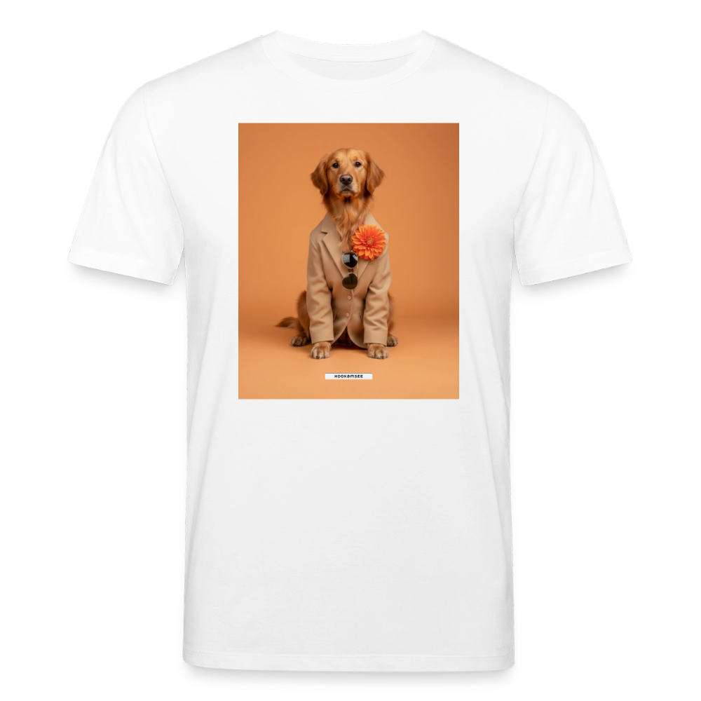 Shirt „Styled Dogs – Golden Retriever" - Weiß