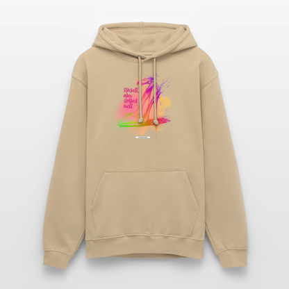 Hoodie Shine – Stöckelt, aber stolpert nicht. - Beige