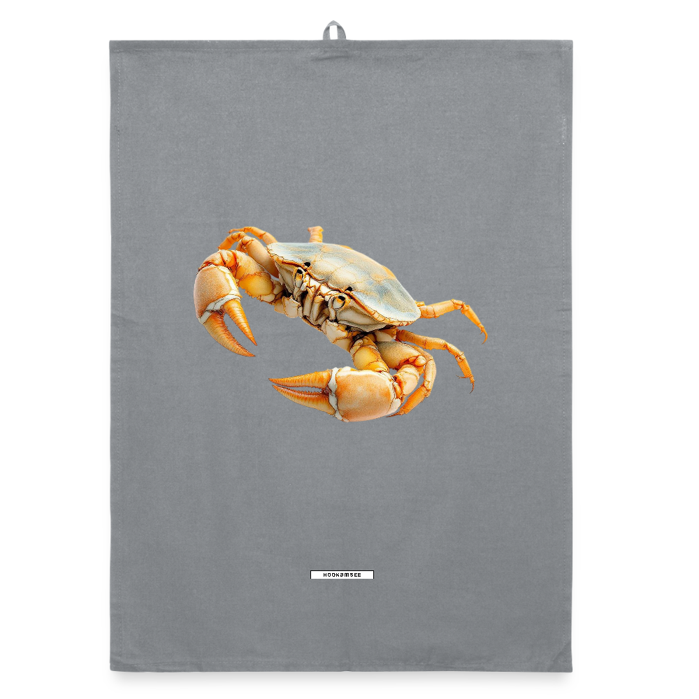 AQUA SAND CRAB Organic Geschirrtuch / Stoffserviette - Grau
