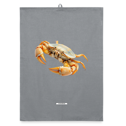 AQUA SAND CRAB Organic Geschirrtuch / Stoffserviette - Grau