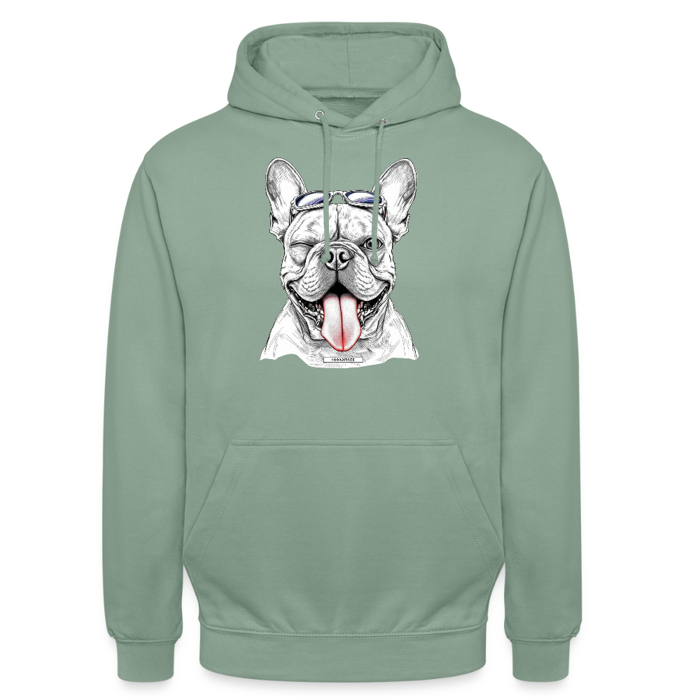 DOG ROYAL #4 Unisex Hoodie - Graugrün