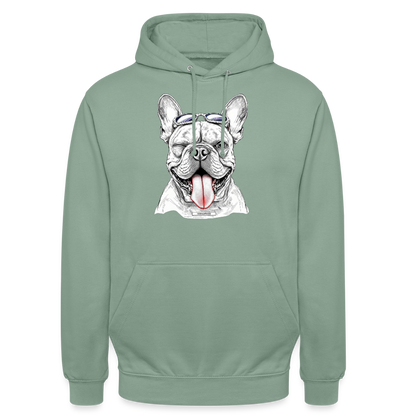DOG ROYAL #4 Unisex Hoodie - Graugrün
