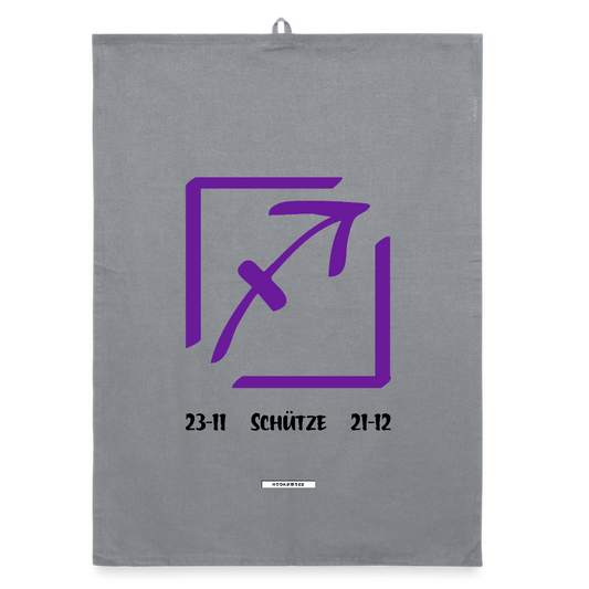 ASTRA SCHÜTZE Organic Geschirrtuch / Stoffserviette - Grau