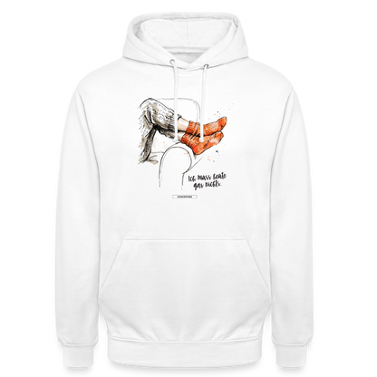 Hoodie Ich muss heute gar nichts - Weiß