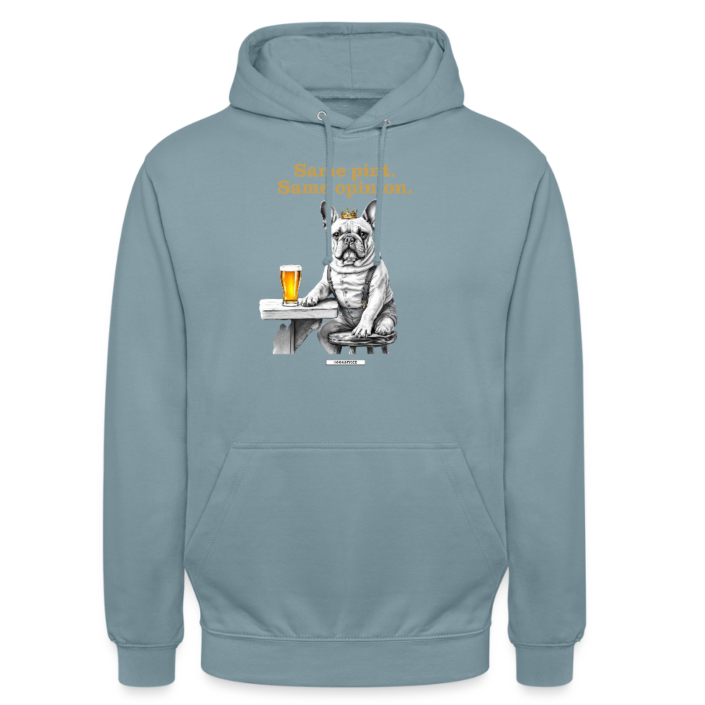 DOG ROYAL #3 Unisex Hoodie - Nebelblau