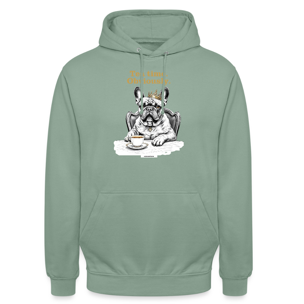 DOG ROYAL #2 Unisex Hoodie - Graugrün