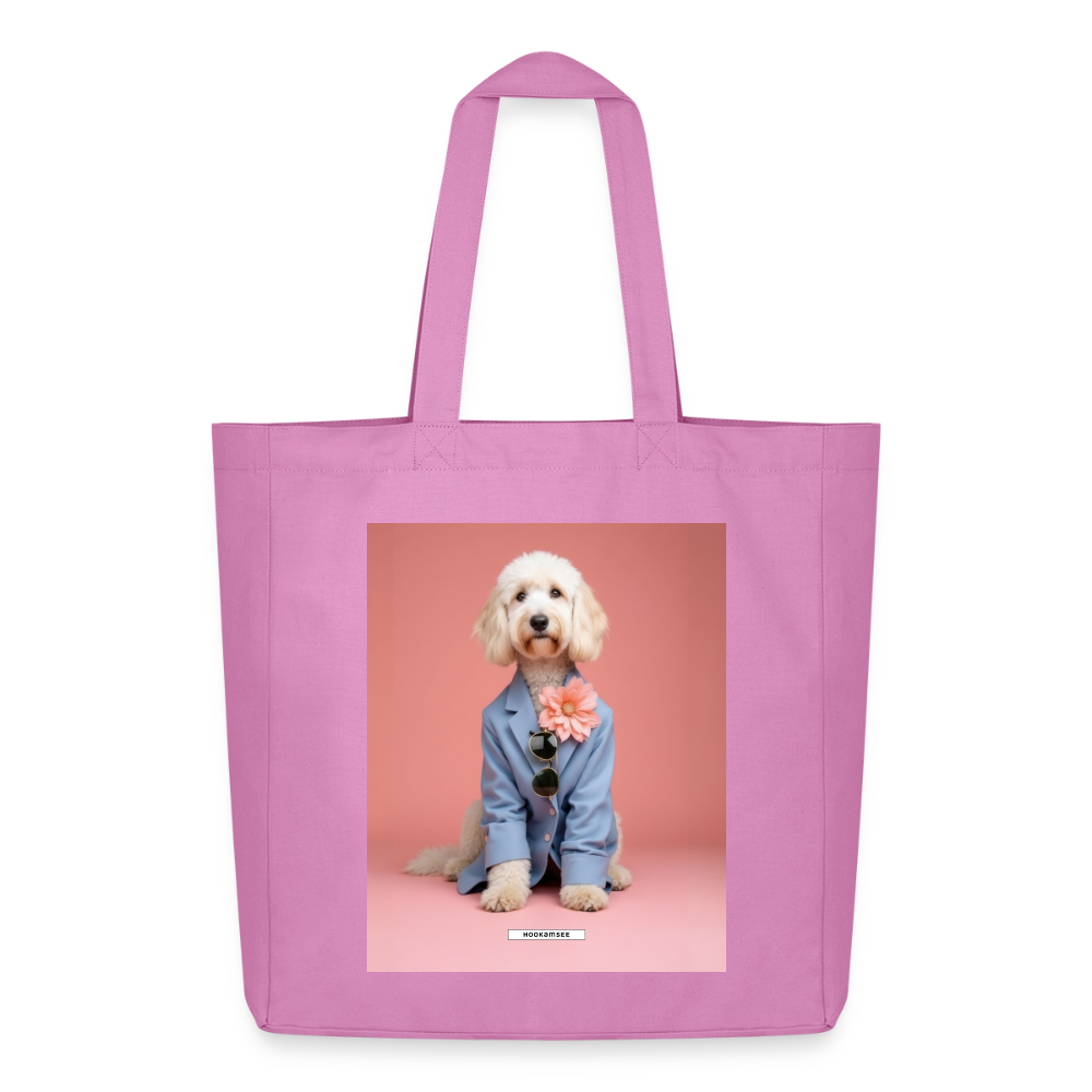 Große Shopping Bag „Styled Dogs – Goldendoodle“ #170 - Pink