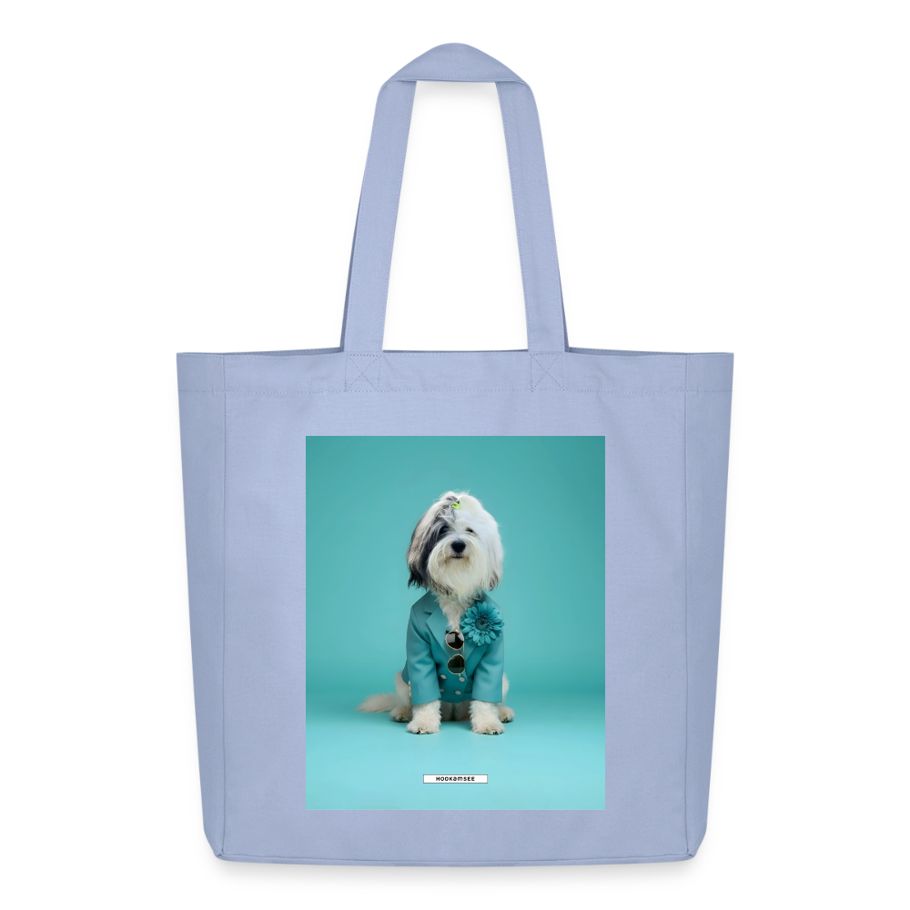Große Shopping Bag Styled Dogs – Tibet-Terrier - Sky