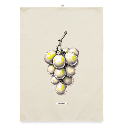 FLORA WEINTRAUBEN Organic Geschirrtuch / Stoffserviette - Natur