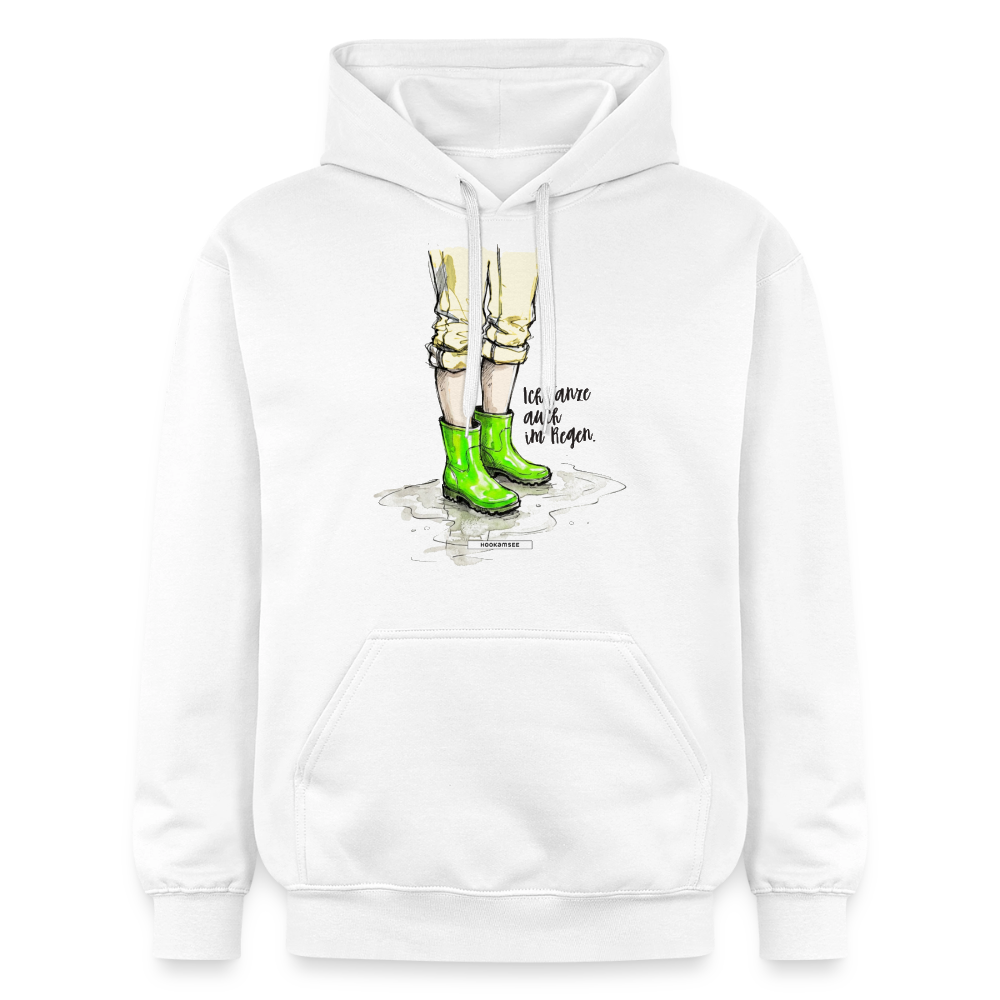 Hoodie Ich tanze auch im Regen. - Weiß