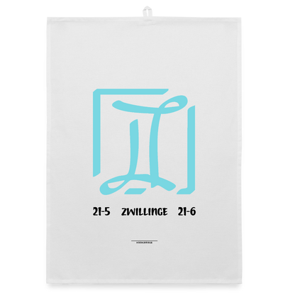 ASTRA ZWILLINGE Organic Geschirrtuch / Stoffserviette - Weiß