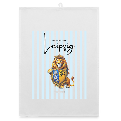 CITY LEIPZIG Organic Geschirrtuch / Stoffserviette - Weiß