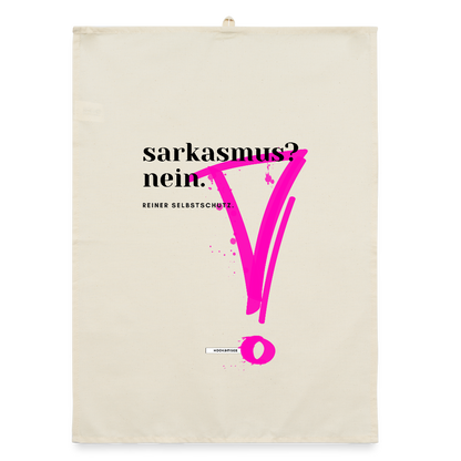 TRUE TALK #4 Organic Geschirrtuch / Stoffserviette - Natur