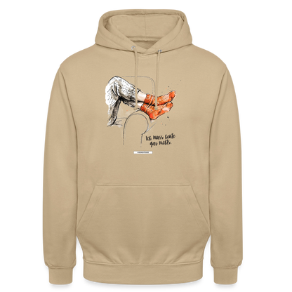 Hoodie Ich muss heute gar nichts - Beige