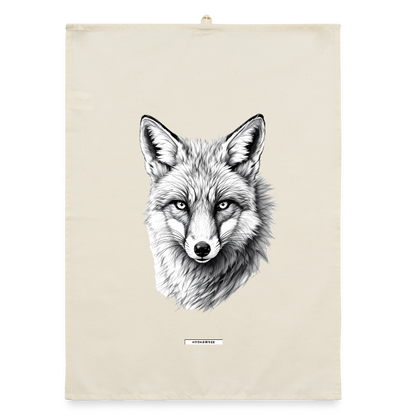 FAUNA FUCHS Organic Geschirrtuch / Stoffserviette - Natur