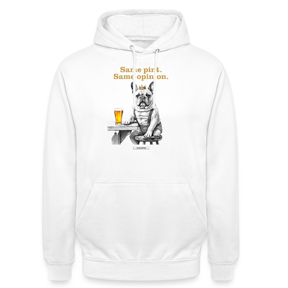 DOG ROYAL #3 Unisex Hoodie - Weiß