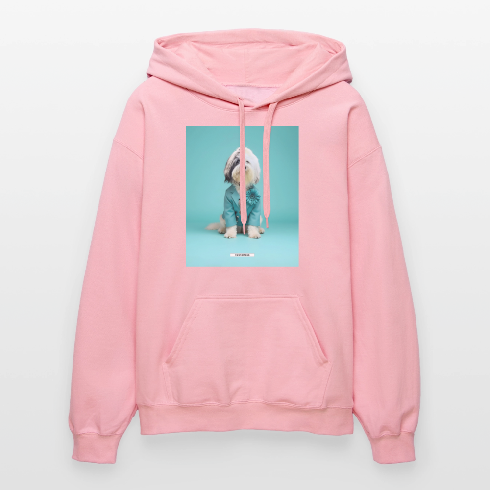 Hoodie „Styled Dogs – Tibet-Terrier“ - Hellrosa