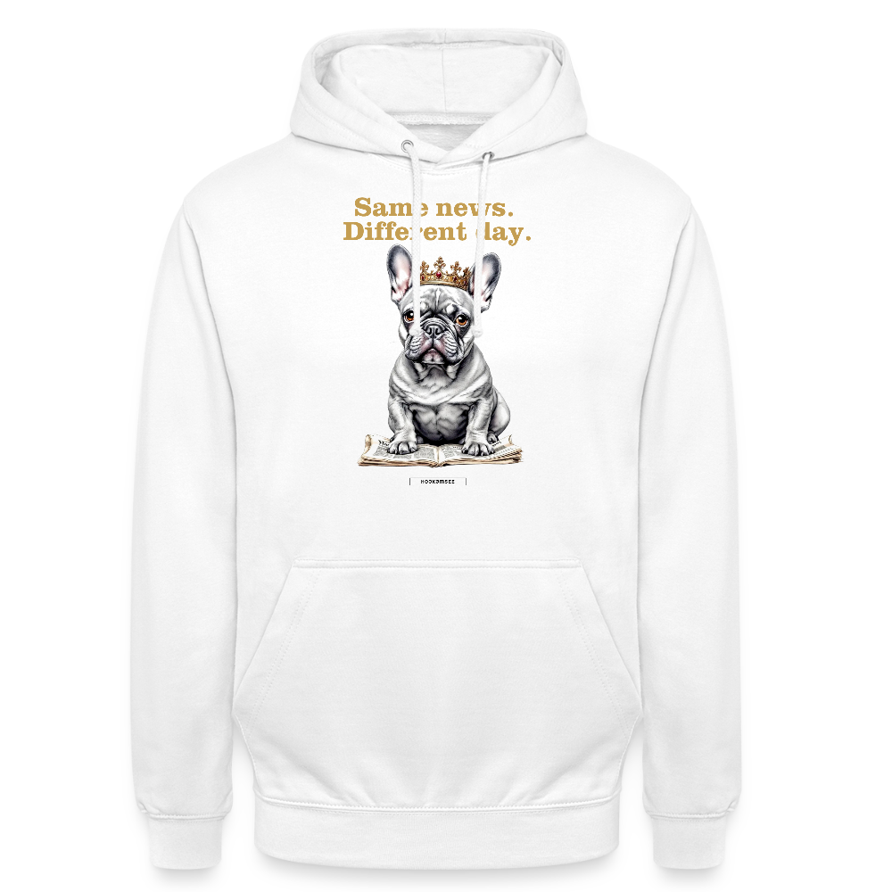 DOG ROYAL #1 Unisex Hoodie - Weiß