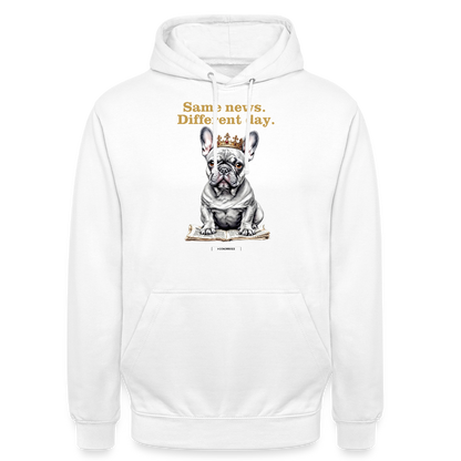 DOG ROYAL #1 Unisex Hoodie - Weiß