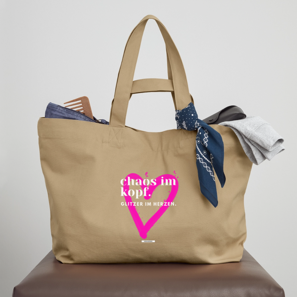 Große Shopping Bag True Talk „Chaos im Kopf“ #156 - Karamell 