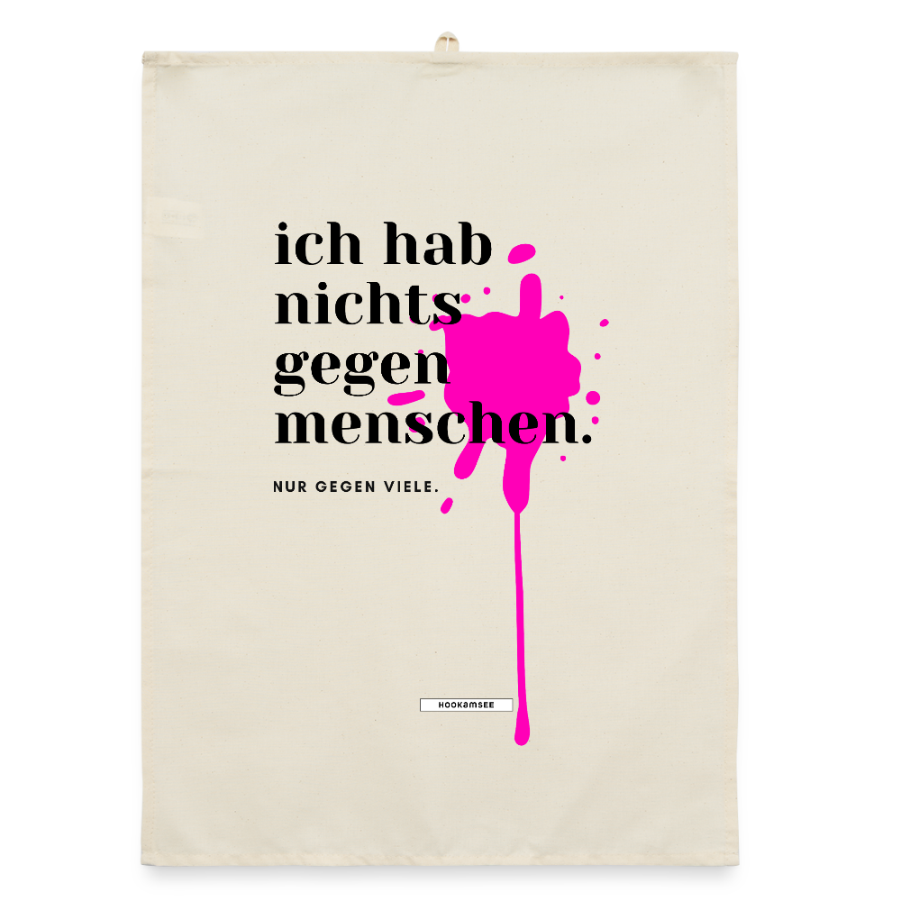 TRUE TALK #11 Organic Geschirrtuch / Stoffserviette - Natur