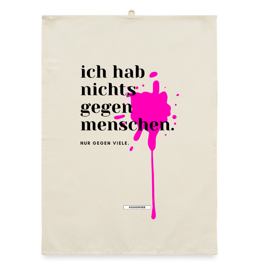 TRUE TALK #11 Organic Geschirrtuch / Stoffserviette - Natur