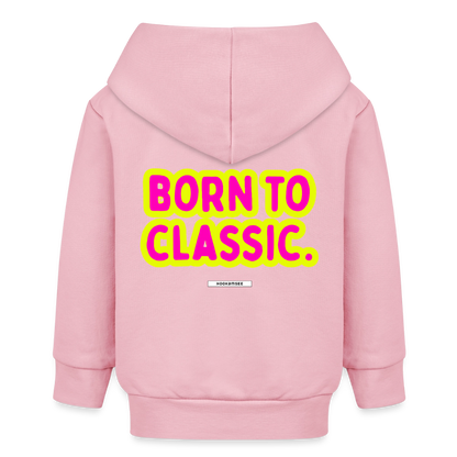 Baby Organic Kapuzenjacke – Born to Classic - Hellrosa