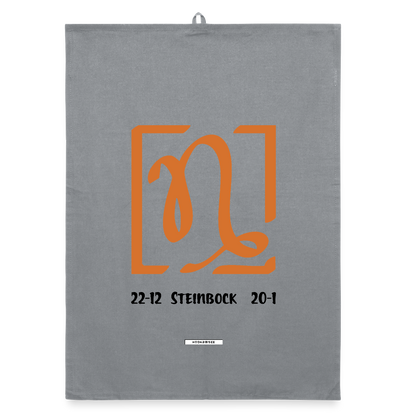 ASTRA STEINBOCK Organic Geschirrtuch / Stoffserviette - Grau