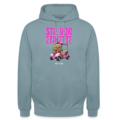 STILREVOLTE #GOLF Unisex Hoodie - Nebelblau