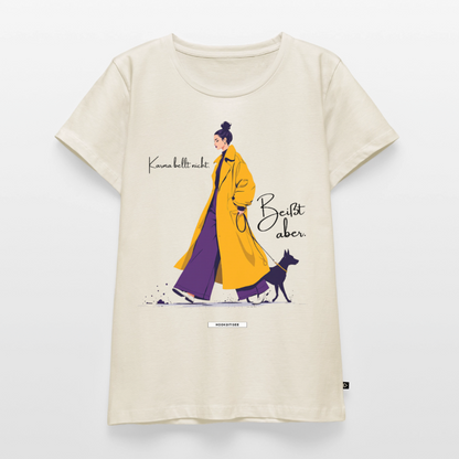 Shirt Karma bellt nicht. Beißt aber. - Naturweiß
