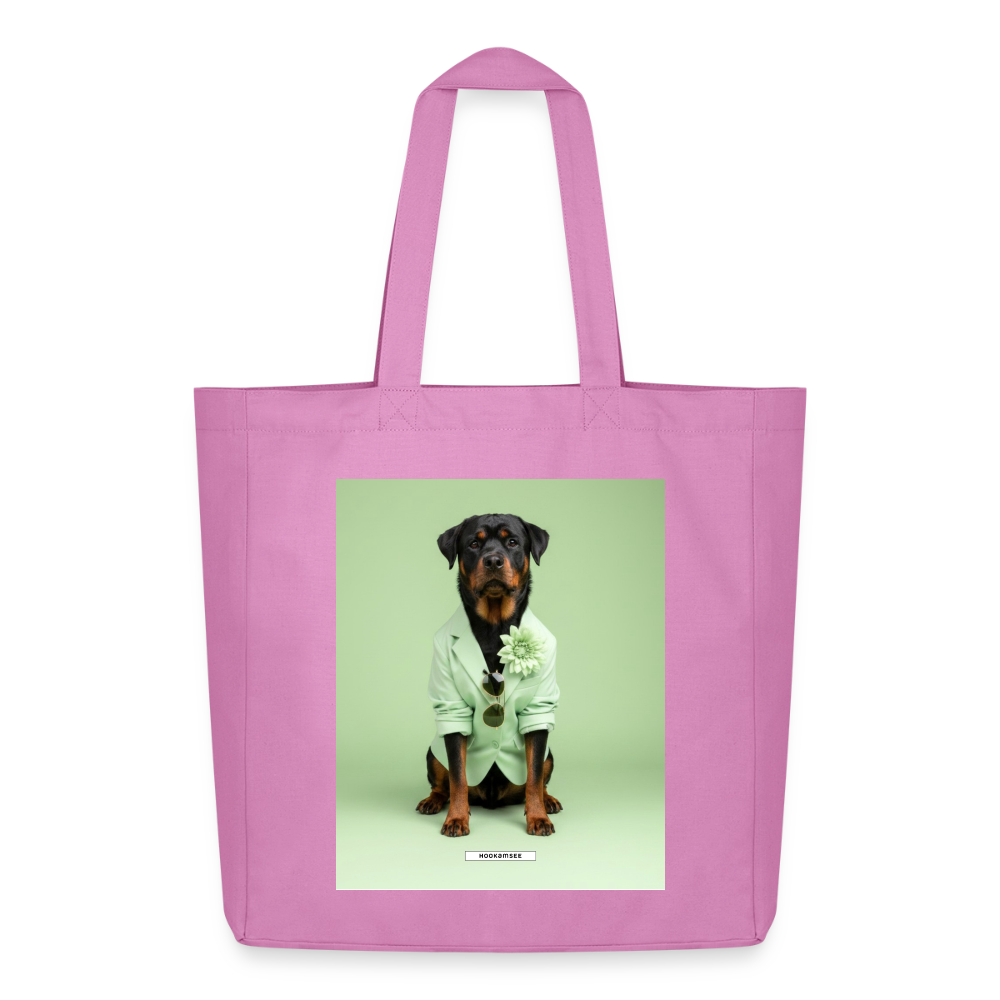 Große Shopping Bag Styled Dogs – Rottweiler - Pink