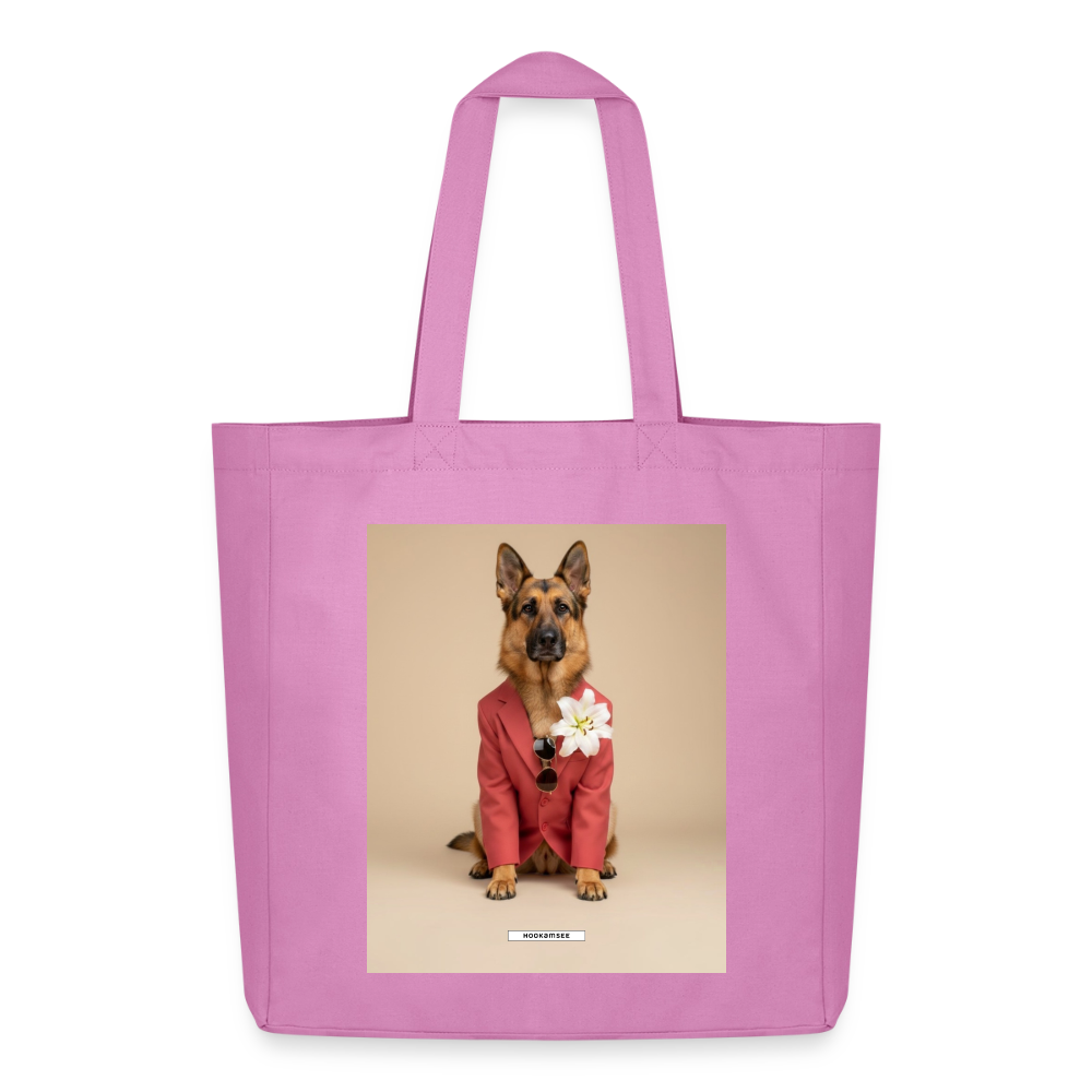 Große Shopping Bag Styled Dogs – Schäferhund - Pink
