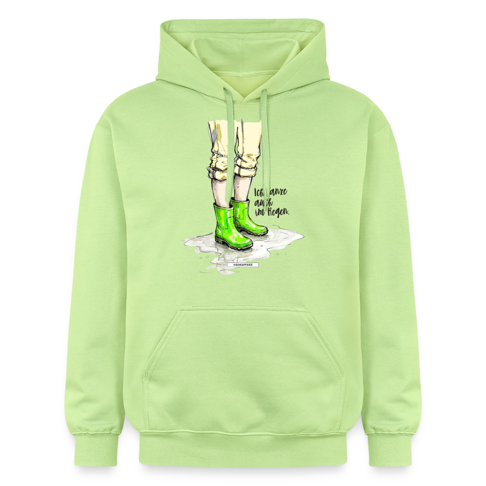 Hoodie Ich tanze auch im Regen. - Pistazie