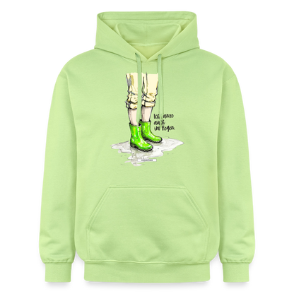Hoodie Ich tanze auch im Regen. - Pistazie
