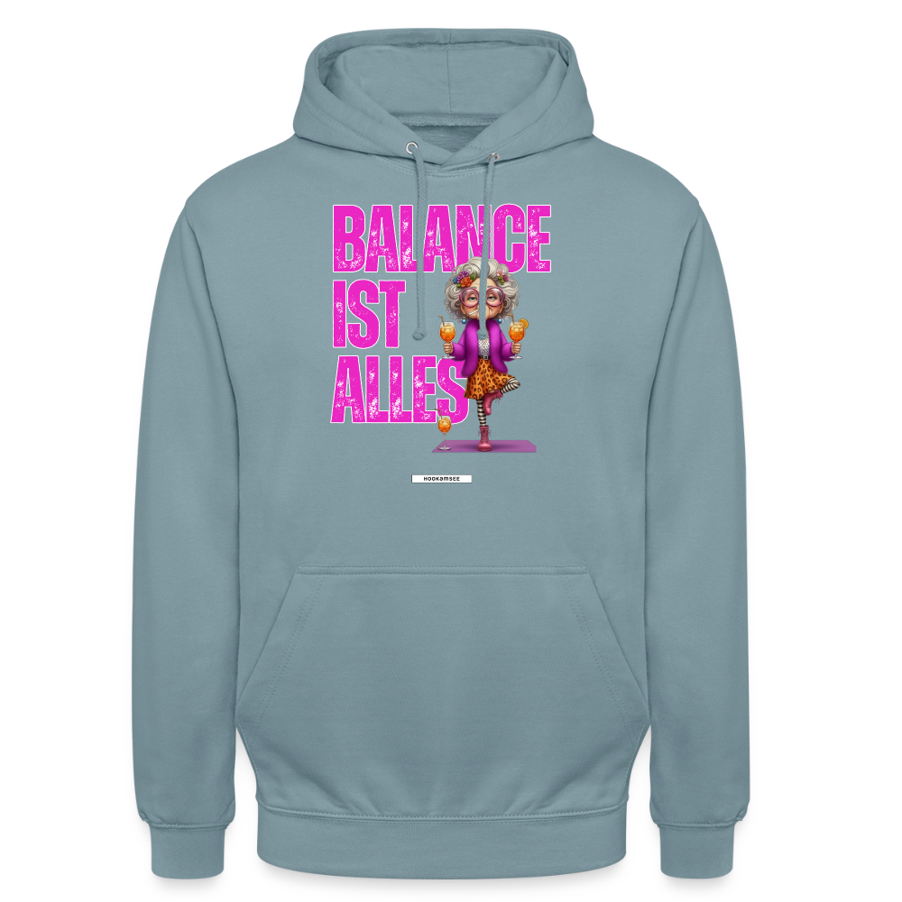 STILREVOLTE #YOGAUnisex Hoodie - Nebelblau